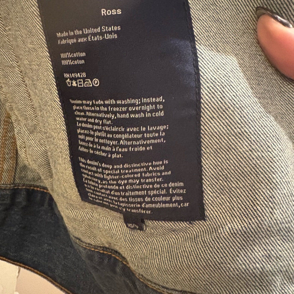 KHAITE Indigo Denim Jacket - Picture 4 of 5